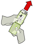 Dispensing Cards from the Jimi 
